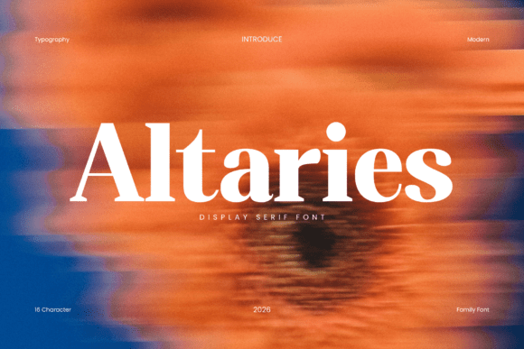 Altaries: The Serif Font That Balances Tradition and Modernity