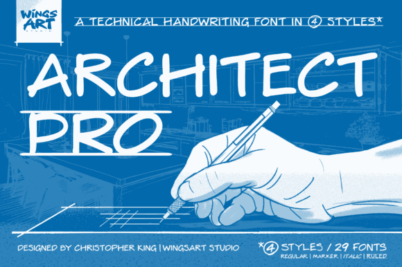 Architect Pro: A Typeface with Blueprint Precision