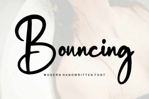 Bouncing: A Handwritten Font for Joyful, Personal Design
