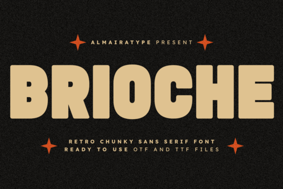 Brioche: Your New Favorite Bold Retro Typeface