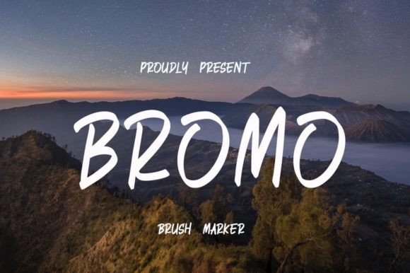 Bromo: A Handwritten Font That Balances Elegance and Whimsy