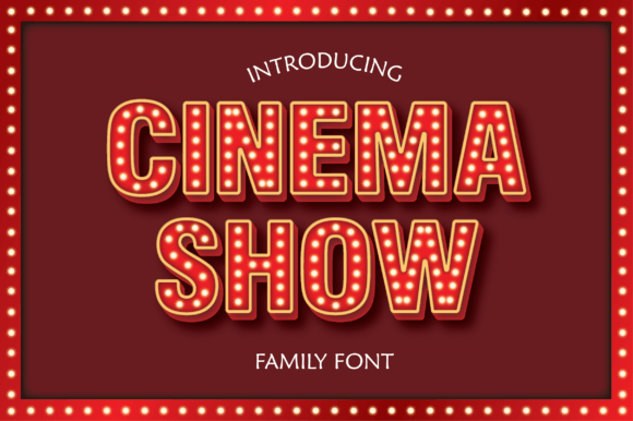 Cinema Show: A Font That Brings Vintage Charm to Modern Designs