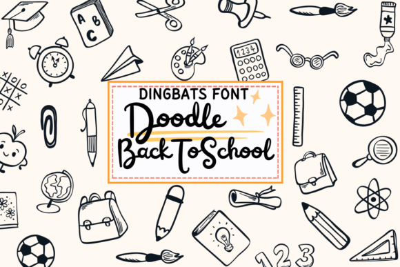 Doodle Back to School: The Whimsical Font for Creative Educators