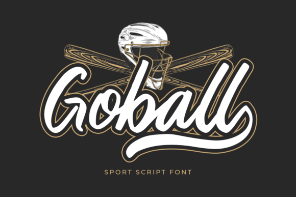 Goball: Where Sporty Energy Meets Script Elegance