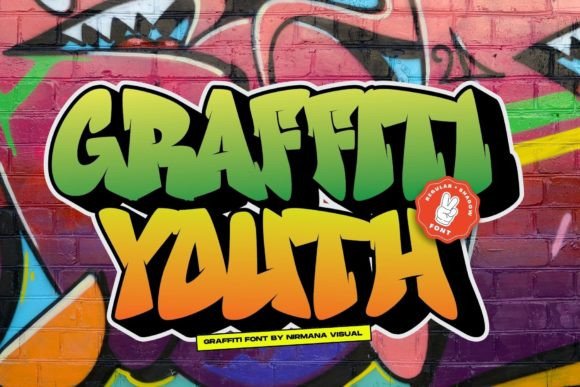 Graffiti Youth: The Bold Font for Street-Smart Branding