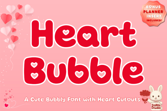 Heart Bubble: The Playful Typeface That Makes Designs Pop