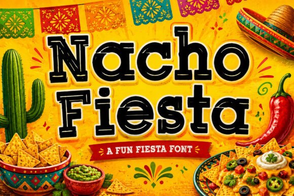 Inject Authentic Mexican Energy with the Nacho Fiesta Font