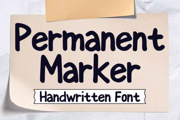 Permanent Marker: A Playful Font for Authentic Branding