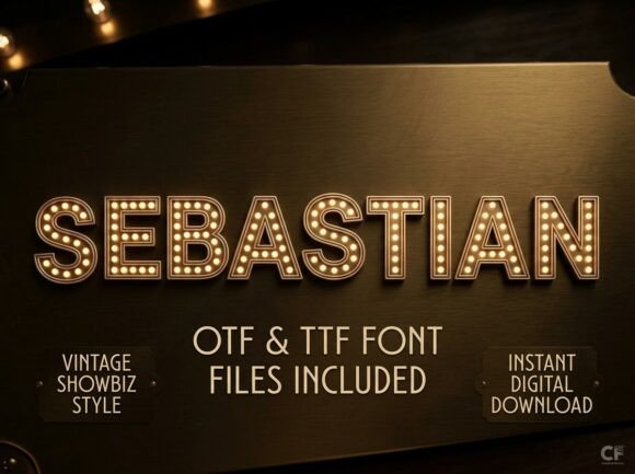 Sebastian: A Font That Captures the Magic of the Stage