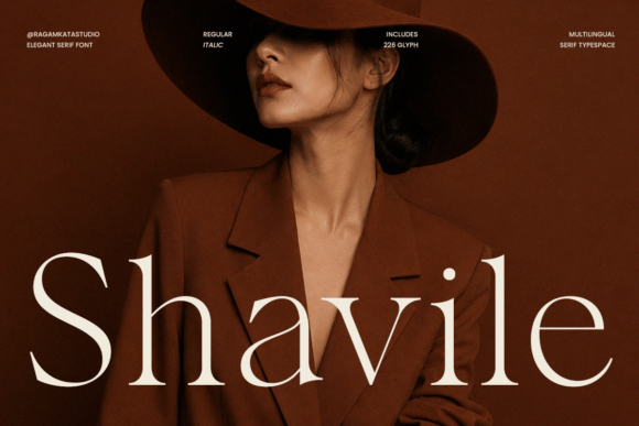 Shavile: Crafting Visual Narratives with Serif Elegance