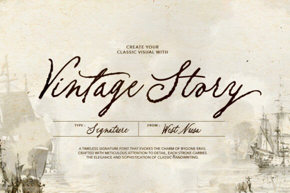 The Handwritten Charm of Vintage Story for Modern Designers