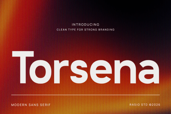 Torsena: The Bold Typeface for Unshakable Brand Identity