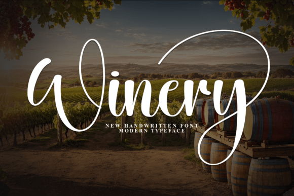 Winery: A Typeface Blending Handcrafted Charm with Luxury